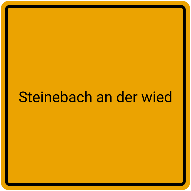 Meldebestätigung Steinebach an der Wied